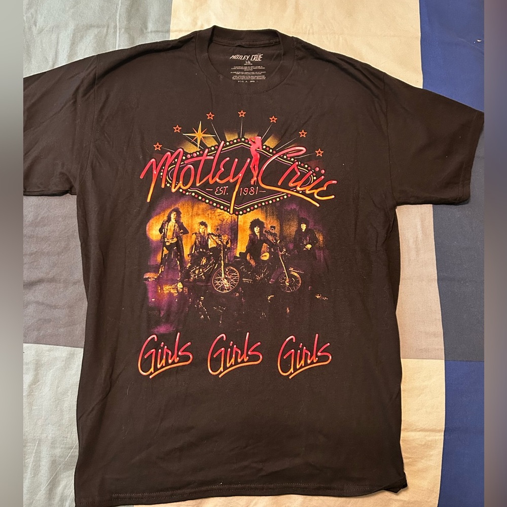 Motley Crue Black Graphic T-Shirt